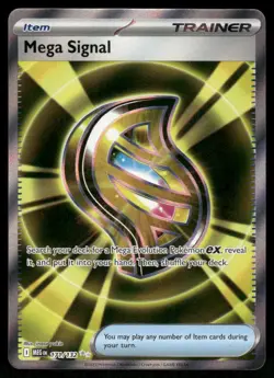 Pokemon Cards Mega Signal 171/132 Mega Evolution Ultra Rare NM - Image 1