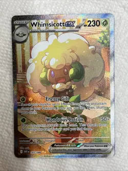 2025 Pokemon White Flare Whimsicott EX Illus Rare 165/086 Free Shipping - Image 1