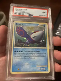 Pokemon TCG Kyogre Holo 2010 Call of Legends 12/95 PSA 9 - Image 1