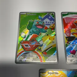 Pokemon First Partner Illustration Series 1 Kanto GEN 1 Starter Set - MINT #2 - Image 2
