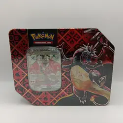 Pokemon TCG Scarlet & Violet Paldean Fates Charizard ex Tin - New & Sealed - Image 1