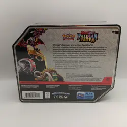 Pokemon TCG Scarlet & Violet Paldean Fates Charizard ex Tin - New & Sealed - Image 2