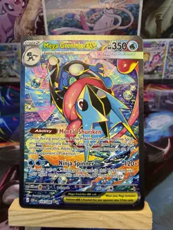 Mega Greninja ex SIR 116/086 Chaos Rising Special Illustration Rare Pokemon TCG - Image 1