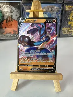 Lucario V Pokemon Champion's Path 27/73 Near Mint - Image 1