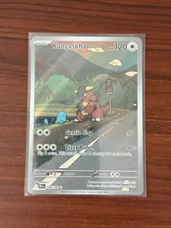 POKEMON DESTINED RIVALS ILLUSTRATION RARE KANGASKHAN 204/182 - Image 1