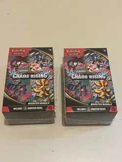 Pokemon TCG - Chaos Rising Booster Bundles New And Sealed x2 - Image 1
