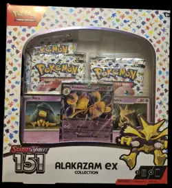 151 Alakazam ex Collection Box Pokemon Scarlet & Violet TCG **SEALED/NEW** - Image 1