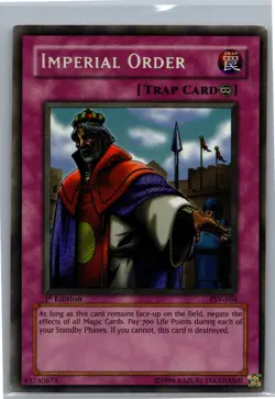 Imperial Order Secret Rare Pharaoh's Servant PSV-104 LP 1st Edition - Image 1
