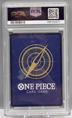 2023 One Piece OP05-012 EN Monkey.D.Luffy 1st Anniversary PSA 10 Gem - Image 2