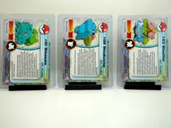 Pokemon Topps Karte #01 Bisasam, #02 Bisaknosp, #03 Bisaflor Holo - Image 2