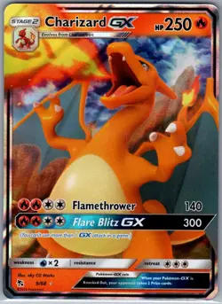 Charizard GX 9/68 Hidden Fates - Pokemon Card - NM - Image 1