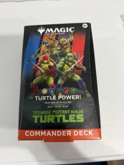 Magic the Gathering Teenage Mutant Ninja Turtles Turtle Power Commander Deck New - Image 1
