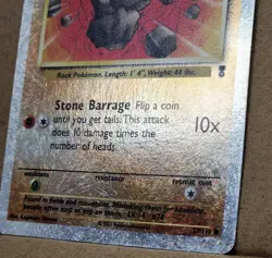 Pokemon Geodude Reverse Foil - 77/110 Legendary Collection NM/MINT - Image 3
