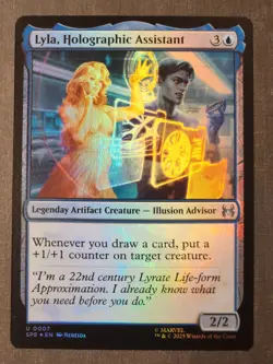 MTG Lyla, Holographic Assistant - Foil - SPE NM - Image 1