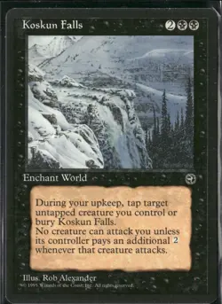 Magic the Gathering MTG Koskun Falls - Image 1