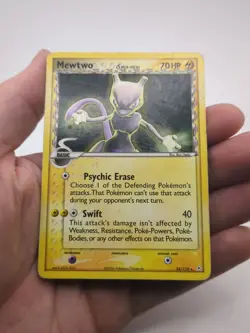 Pokemon TCG 2006 Delta Species Non-Holo Card #24 Mewtwo HP - Image 1