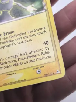 Pokemon TCG 2006 Delta Species Non-Holo Card #24 Mewtwo HP - Image 2