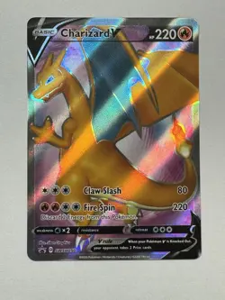 Pokemon TCG - Charizard V - Champion's Path SWSH050 Black Star Promo Full Art - Image 1