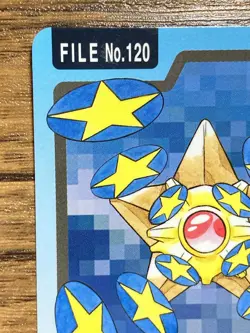 Pokemon Carddass Card Staryu File No.120 Bandai Pocket Monsters 1997 - Image 3