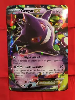 Pokemon TCG Gengar EX 34/119 Jumbo Promo Card 2014 Oversized - Image 1