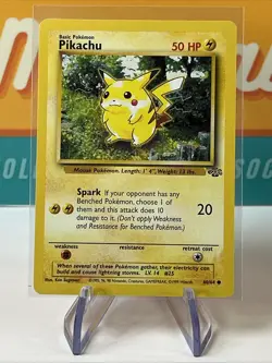 Pikachu #60 Pokemon TCG 1999 Jungle Unlimited NM Near Mint - Image 3
