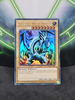Yugioh Blue-Eyes White Dragon KACB-EN001 Limited Edition Ultra Rare NM - Image 1