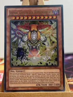 Sophia Gottin Der Wiedergeburt HA07-DE055 Secret Rare Deutsch NM YUGIOH - Image 1