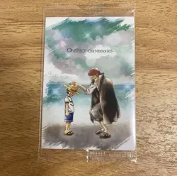 PREORDER Luffy Shanks No.1 SEALED One Piece Our Memories 1st Edition Wafer Card - Image 1