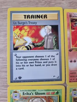 Pokemon TCG 1st Edition Gym Heroes Bundle - LP - Image 2