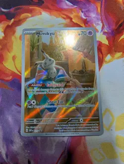 Mimikyu 75/25 Pokemon Promo Card Holo Rare NM+ TCG Sealed - Image 1