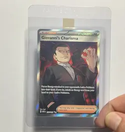 Giovanni’s Charisma 197/165 (NM) IR Scarlet & Violet: 151 2023 Pokemon Card - Image 3
