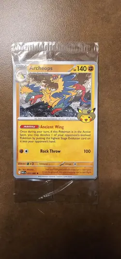Pokemon Field Museum Archeops Exclusive Promo Card Sealed - Unopened - Image 2
