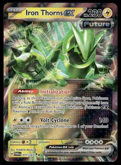 Pokemon Cards Iron Thorns ex 077/167 Twilight Masquerade Double Rare NM - Image 1