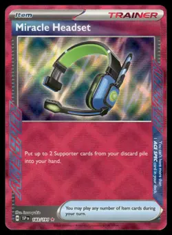Pokemon Cards Miracle Headset 183/191 Surging Sparks ACE SPEC Rare NM - Image 1