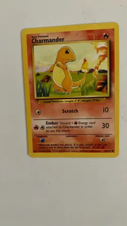 Charmander 50HP Basic Pokemon card 46/102 - Image 1