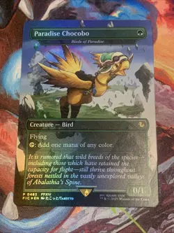Paradise Chocobo - Birds of Paradise (Borderless) Commander: Final Fantasy Foil - Image 1