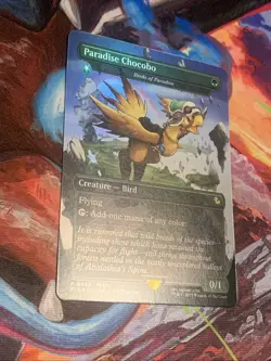 Paradise Chocobo - Birds of Paradise (Borderless) Commander: Final Fantasy Foil - Image 3