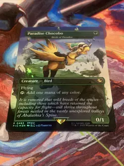 Paradise Chocobo - Birds of Paradise (Borderless) Commander: Final Fantasy Foil - Image 4