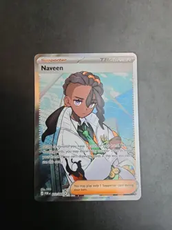 Pokemon TCG Naveen 112/088 Perfect Order Trainer Full Art Ultra Rare M/NM - Image 1