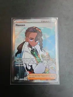 Pokemon TCG Naveen 112/088 Perfect Order Trainer Full Art Ultra Rare M/NM - Image 3
