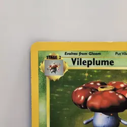 Pokemon TCG Vileplume Jungle 15/64 Error No Symbol Holo Rare LP WOTC - Image 3
