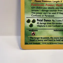Pokemon TCG Vileplume Jungle 15/64 Error No Symbol Holo Rare LP WOTC - Image 5