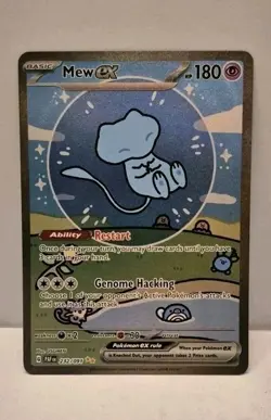 Pokemon TCG Paldean Fates Bubble Mew EX 232/091 Special Illustration Rare SIR - Image 2