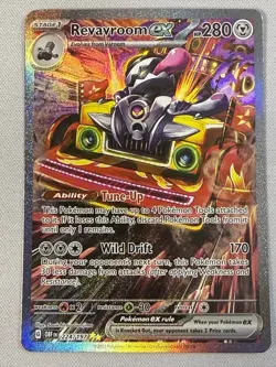 Pokemon TCG Revavroom ex Sv03: Obsidian Flames 224/197 Holo Special Illustratio - Image 1