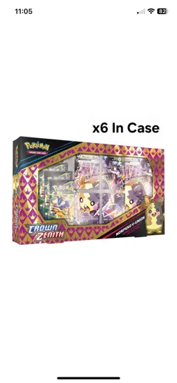 Pokemon Crown Zenith Morpeko V UNION Playmat Premium Collection SEALED Case of 6 - Image 4