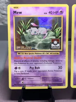 Pokemon TCG Mew 53/108 League Challenge Stamped Evolutions 1st to 4th Place Lot - Image 2