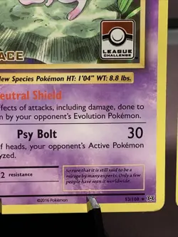 Pokemon TCG Mew 53/108 League Challenge Stamped Evolutions 1st to 4th Place Lot - Image 5