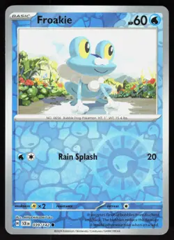 Froakie 39/142 Common Stellar Crown Pokemon Reverse Holo Near Mint - Image 1
