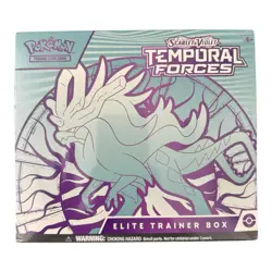 Pokemon Elite Trainer Box Scarlet & Violet Temporal Forces, Factory Sealed, New - Image 1