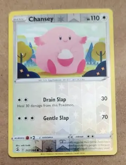 Chansey 202/264- Reverse Holo Card- Fusion Strike- Pokemon - Image 1